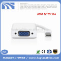 Hot Sell Mini Display Port TO VGA Kabel MINI DP TO VGA 15PIN Female Adapter Konverter mit Chipsatz für Moniters Tvs